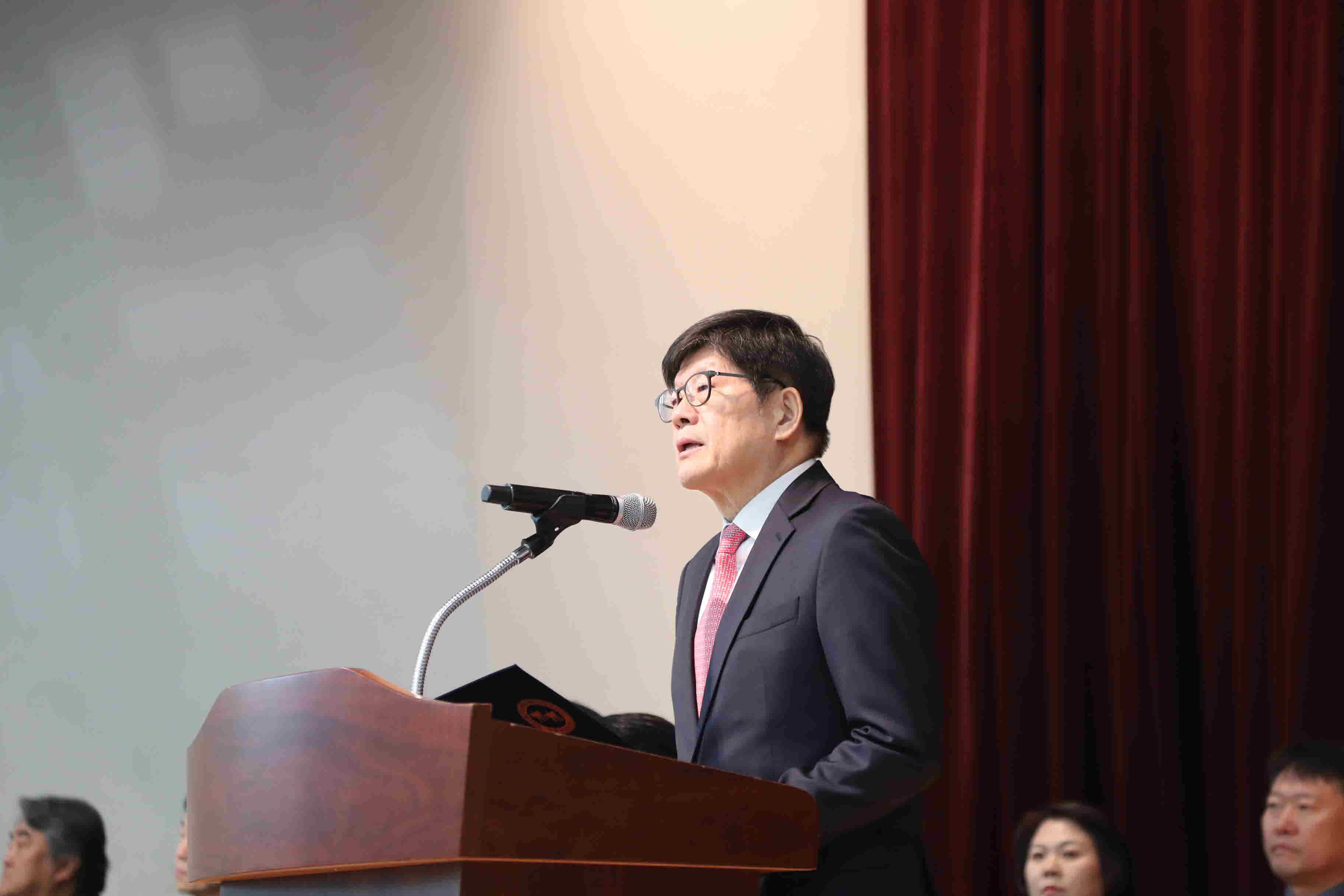 문영식 총장 입학 식사